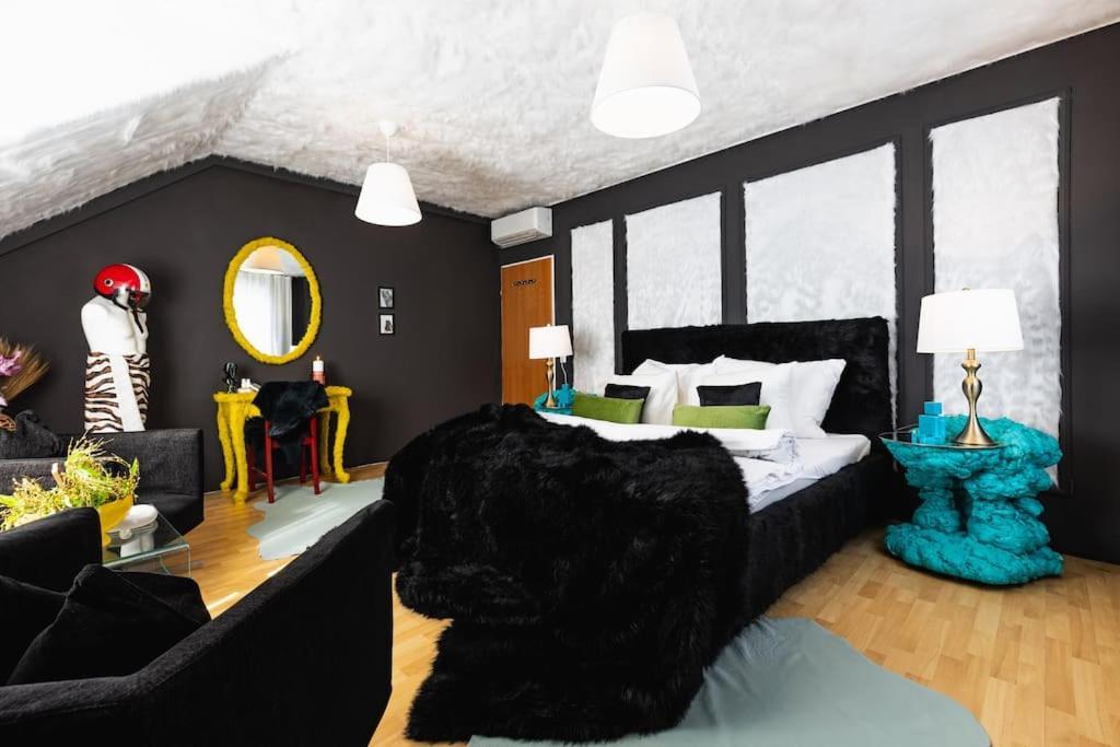 Free Parking-3br-200m2 House-ac-1000m2 Garden Сasa de vacaciones *